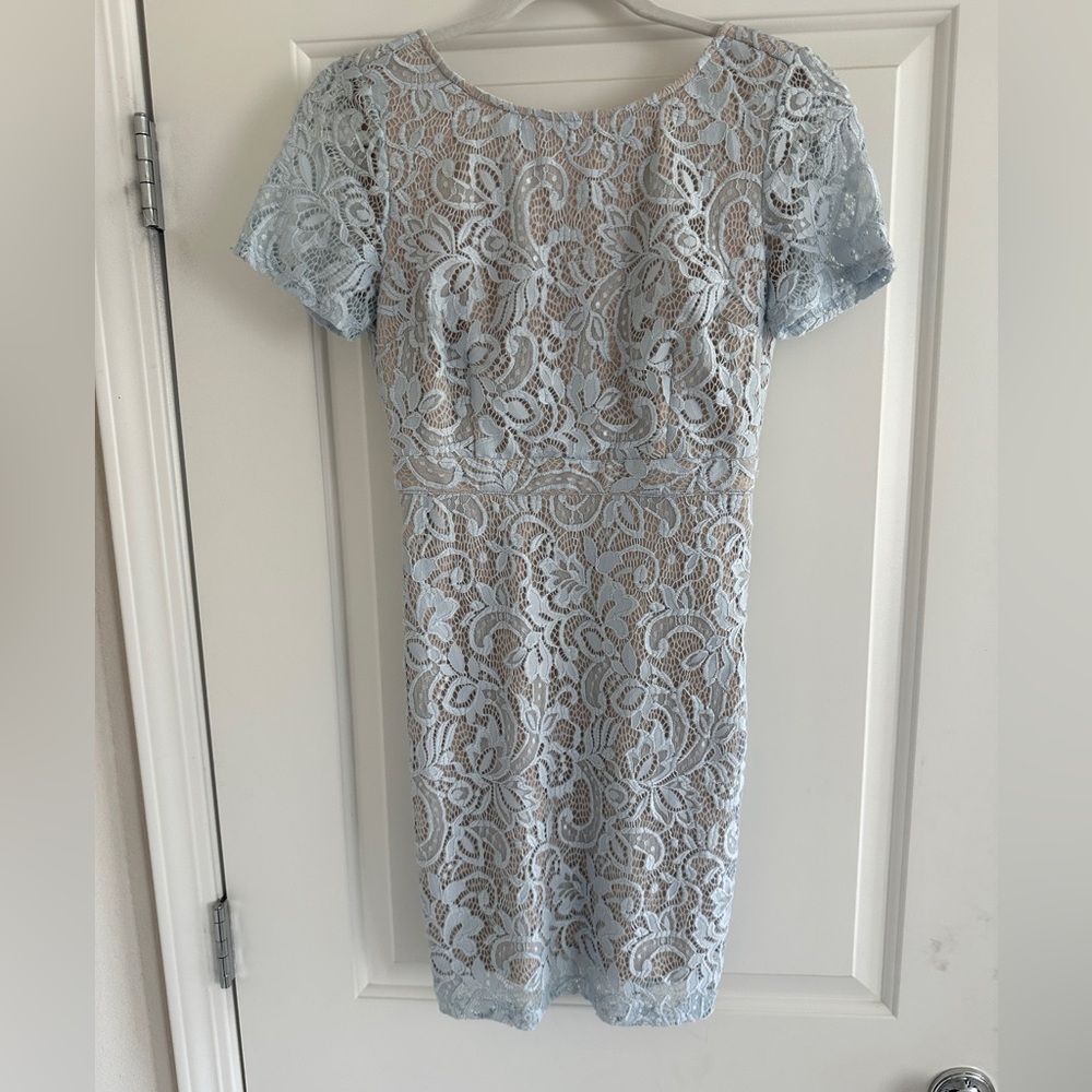 Forever 21 Backless Blue Lace size small